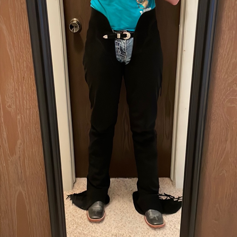 Woods Western Ladies Custom Show Chaps